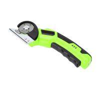 Luocute Cordless Electric Scissors, 4V 2000mAh Rechargeable Rotaries Cutter with Safety Lock LED Light for Cardboard Fabric Carpet Leather, Electric Fabric Scissor Heavy Duty