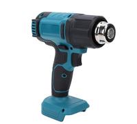 Luocute Cordless Heat Gun, Digital LCD Display Fast Heating 50℃ to 550℃ Temperature Control 5 Airflow Settings Safety Lock Memory Function, with 5 Nozzles