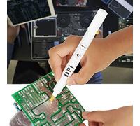 Luocute CW8100 Rosin Flux Pen, 14cm No-Clean Low Solids Soldering Pen | Rosin soldering pen with PE body, for SMT, SMD, PCB and through hole solder joints, non-corrosive