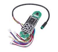Luocute Dashboard Replacement for Mi 4 Ultra Electric Scooter, Real Time Clear Display PCB BT Circuit Board with Turn Signal Function, 6 Wire Control Board Scooter Accessories