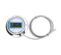 Luocute Digital Thermometer, Accurate Stainless Steel Electronic Water Temperature Measuring Instrument with 5m Threaded Probe, for Cooking Stove Pipes Industrial Applications