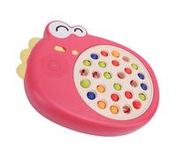 Luocute Dinosaur Children Chopstick Trainer, Innovative Bead Board Game for Early Learning, Educational with Dinosaur Theme, Develop Independence and Exploration (Red)