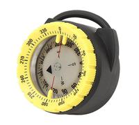 Luocute Dive Compass, Luminous Magnetic Underwater Navigation Tool with Hose Clamp Mount for Scuba Diving and Water Sports Up to 50M (Yellow)