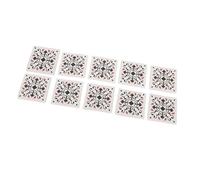 Luocute Dollhouse Floor Tiles, 1/12 Scale Miniature Wooden Flooring for DIY Dollhouse with Realistic Wooden Design Basswood Material for Kids Play (30 pieces)