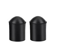 Luocute Double Bass Endpin Rubber Tip Stopper, 2pcs Black | Protective End Cap for Double Bass Floor Protection, Anti-Slip, Noise Reducing Accessory