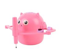 Luocute Drawing Robot for Kids, Interactive Educational Learning Robot with Multiple Drawing Modes, for Ages Older 5 to Enhance Creativity and Hand Eye Coordination (Pinkish)