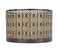 Luocute E27 E14 Metal Lamp Shade, Iron Lampshade for Table and Floor Lamp, 9.8x6.3in, Modern Decorative Hollow, Ideal for Studios, Living Rooms
