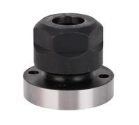 Luocute Eccentric Nut Chuck, Runout Minimizing Chuck, Sturdy Stainless Steel Collet Holder for Lathe Machining Center, with Flange Plate, for Internal Grinding