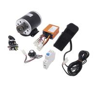 Luocute Electric Bicycle Brushless Motor Controller, Cycle Modification Kit 24V 500W Cycle Brushed Direct Current Motor Controller Foot Accelerator Switch Speed Control Knob Reverse
