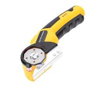 Luocute Electric Scissors, 4V Rechargeable Cordless Cardboard Cutter with Safety Lock and LED Light, 2000mAh Battery for Fabric Carpet Leather, Electric Fabric Scissor Heavy Duty