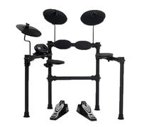 Luocute Electronic Set, 10 Sounds Portable Kit with USB MIDI, Silent Mesh Pads for Beginner Practice