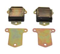 Luocute Engine Motor Mounts, Heavy Duty Metal Solid Construction Vibration Dampening Mounting Bracket Kit, with Easy Installation, for 283 305 327 350 383 400 396 427 454 Engines