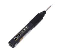 Luocute Fast Heating 75W Cordless Soldering Iron Kit with OLED Display, Digital Multimeter Test Leads, 800mAh Battery, Auto Sleep, Adjustable Temperature, 2-in-1 Portable Soldering Iron (Black)