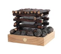 Luocute Faux Fire Lamp, White Noise USB Rechargeable 3 Mode Flickering Fire Night Light LED Light with Built in Sound Effects for Home Camping Party Decorations