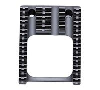 Luocute Feed Dog Replacement for Designer Brillance 80 75Q Sewing Machine Fine Teeth Metal Feed Dog 9.5mm Mounting Hole Spacing