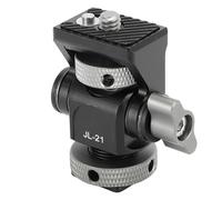 Luocute Field Display Hot Shoe Mount, 360 Degree Rotatable Camera Display Mounting Adapter with Locating Pin, 1/4in Screw Cold Shoe for JL 21