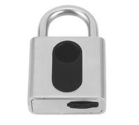 Luocute Fingerprint Padlock, Smart APP Lock with 100 Fingerprint Capacity USB Rechargeable, IP65 Water Proof, for Gym Warehouse Luggage