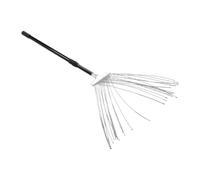Luocute Fire Extinguisher Mop, Telescopic Pole Steel Fire Broom