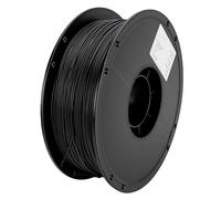 Luocute Flexible Filament, 1.75mm 1KG Spool Microfiber 3D Printer Filament for Airless Basketballs, with High Rebound and Smooth Extrusion for Most FDM 3D Printers (Black)