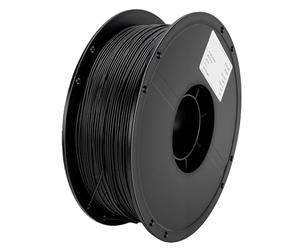 Luocute Flexible Filament, 1.75mm 1KG Spool Microfiber 3D Printer Filament for Airless Basketballs, with High Rebound and Smooth Extrusion for Most FDM 3D Printers (Black)