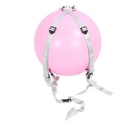 Luocute Flip Assist Ball, Deformation Proof Somersault Exercise Training Ball with Quick Pump for Forward Back Handspring Yoga Balance Core Workout (Pink)