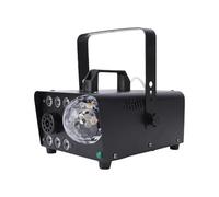 Luocute Fog Machine with Disco Light, Remote Control 600W Smoke Machine with Metal Body Hanging Bracket for Stage Effects Festivals Easter Party Wedding (UK Plug -240V)