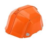 Luocute Foldable Helmet, High Strength Plastic Safety Hat with Adjustable Head Circumference 47-62cm, for Outdoor Work Sports Travel Emergency Disaster Prevention (Orange)