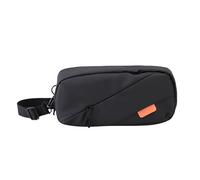 Luocute Game Console Carrying Case, PU Material Double Zippers Mesh Pocket Design Rog Ally Case, Fit for Steam Deck and Other Handheld Gaming Consoles (Black)