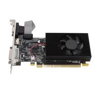 Luocute GT 730 2GB DDR3 128-bit Duals VGA DVI Graphics Card with Fan, Low Profile PC Video Card Computer GPU for Working PCI Express X16 DirectX 11 2 Displays DVI HD Multimedia Interface