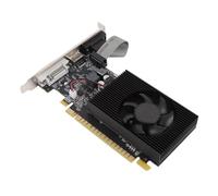 Luocute GT730 2GB DDR3 128 Bit Graphics Card, GF108 40nm 96 Unified Shader Units, DVI VGA HD Interface, Cooling Fan, PCI Express X16 1.1, 2 Display Support, Low Power Consumption
