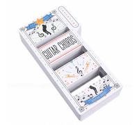 Luocute Guitar Chord Flashcards, 56 Color Coded Training Cards with Numbered Fingering Markers for Beginners, Portable Reference Tool for Acoustic and Electric Guitar Players