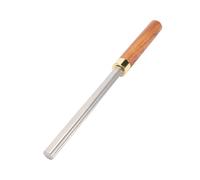 Luocute Guitar Fret File, 3 Slot Design Electroplated Diamond Grit Steel Body with African Handle for Guitar Bass Fret Repair Maintenance Luthier Tool
