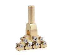 Luocute Guitar Fret Press, Self Adjusting Design Brass Steel Fret Wire Installation Tool for Various Radius Fretboard Curvatures, Guitar Tools with Professional Repair Accessory