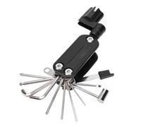 Luocute Guitar Multi Tool, Portable Bass Guitar Repair Tool with 13 Functions, Pocket Compact Aluminum Alloy Structure with Storage Bag for Guitarists