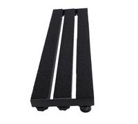 Luocute Guitar Pedal Board, Aluminum Alloy Frame Guitar Bass Pedal Boards Cases with Non Slip Silicone Feet Fixing Tape, Effect Pedalboard for Guitarists, Bands Music Performances