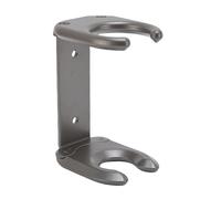 Luocute Hair Dryer Holder Wall Mounted, Grey Metal Blow Dryer Rack with 2 Installation Methods for 18 17 Hair Dryering, Daily Living Aids, Dual Installation Methods