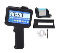 Luocute Handheld Inkjet Printer, 12.7mm Adjustable Portable Inkjet Coder with 4.3 Inch Touch Screen 42ml Black Ink for Text Barcode QR Code Date Label Printing on Multiple