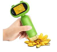 Luocute Handheld Microscope 2in Screen USB Electronic Magnifying Glass with 8 LED Lights Adjustable, for Coin Observation Welding Watch Repair