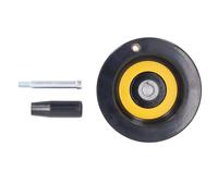 Luocute Handwheel for Lathe and Milling Machines | Screw Holes Ready for the Handle, Standard Shaft Fit, Insulated Plastic Body, Smooth Adjustment