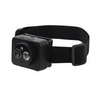 Luocute Head Mounted Sports Camera, Mini 2MP 1080P Wearable Body Video Camera, LED Headlamp, SOS Mode, Camcorder Support 128G Storage, Adjustable 45 Degree, Intelligent Sensing