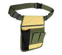 Luocute Heavy Duty Garden Tool Belt Pouch, Multi Pocket Canvas | Utility Waist Bag 9x11in Tearproof 30-45in Waist for Gardening Pruning Shears Carpenter Screwdrivers Electrician Repair Tools