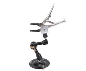 Luocute Helping Hands Magnetic Soldering Clamp with Base, Flexible Articulating Arms with Clamps, Magnetic PCB Clips for Needle Nose Pliers Camera Mount Heat Repairing Work