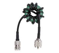 Luocute HF Common Mode Choke, 1.8-30MHz 1: Current Balun Shortwave Choke Magnetic Ring with PL259 to SO239 Connector for Ham Radio Antenna Noise Reduction