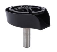 Luocute High Pressure Glass Rinser for Kitchen Sink, 360 Degree Rotating Nozzle Bottle Washer Pull Out Spray Guns, G3/8in Hose Connector Glass Cup Cleaner Sink Attachment Washer