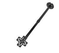 Luocute Hologram Fan Stand with Base, 3D Advertising Display Ceiling Bracket Adjustable Extendable 15.5 to 24 Inches for 3D Holographic Fan Advertising Machine, Load 8.81lb