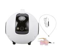 Luocute Home Camera Robot, 4MP 2.5K Movable Indoor Security Camera with One Click Call, 2 Way Talk, Video Recording, Night, Motion Detection for Pets, Baby, Elderly