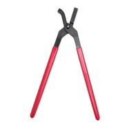 Luocute Horseshoe Pliers, Horseshoe Nails Clincher Hoof Nail Clincher Care Farrier Tool, Rugged Steel Hoof Nippers Non Slip Rubber Handle for Trimming Horse Hooves, Horse Shoe Care Farrier