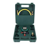 Luocute HVAC Pressure Gauges Set, Digital Coolant Pressure Gauges with Hose and Adapter, Suitable for Air Conditioning Coolant Refilling