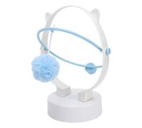 Luocute Interactive Cat Toy with Bell, Perpetual Motion Swinging Treat Dispenser for Indoor Cats Kitten, Anxiety Relief and Play