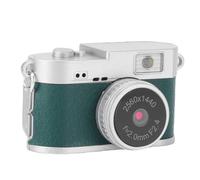 Luocute Keychain Camera, 2K FHD Video 2MP Photo 1.47 Inch Color Screen 4 Filters LED Flash Rechargeable Small Retro Digital Camera with 128GB Card Support (Green)